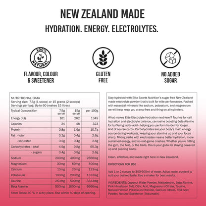 Elite Electrolyte Hydration, Pink Lemonade 450g